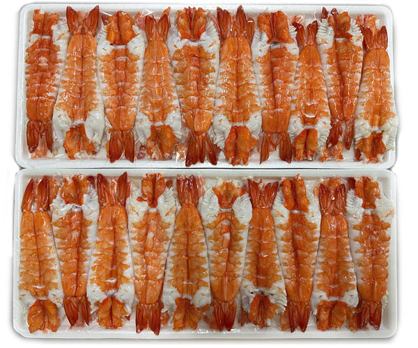 Cooked Sushi Ebi with Hang Meat